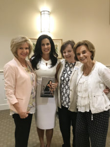 Penny Nance with LifeSavers Foundation board members and her book