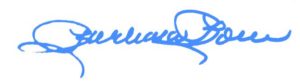 Barbara Boren signature