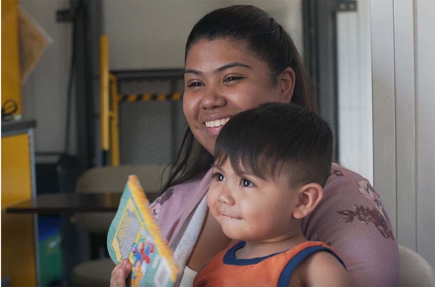 TDS client with child medium The Doctor Spot client